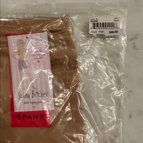 SPANX Nude skinny britches Shaping Shorts - Picture 2 of 3